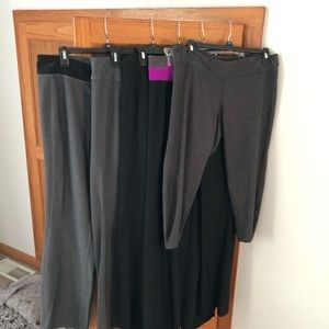 Five Pairs of Workout Pants - Size Large
